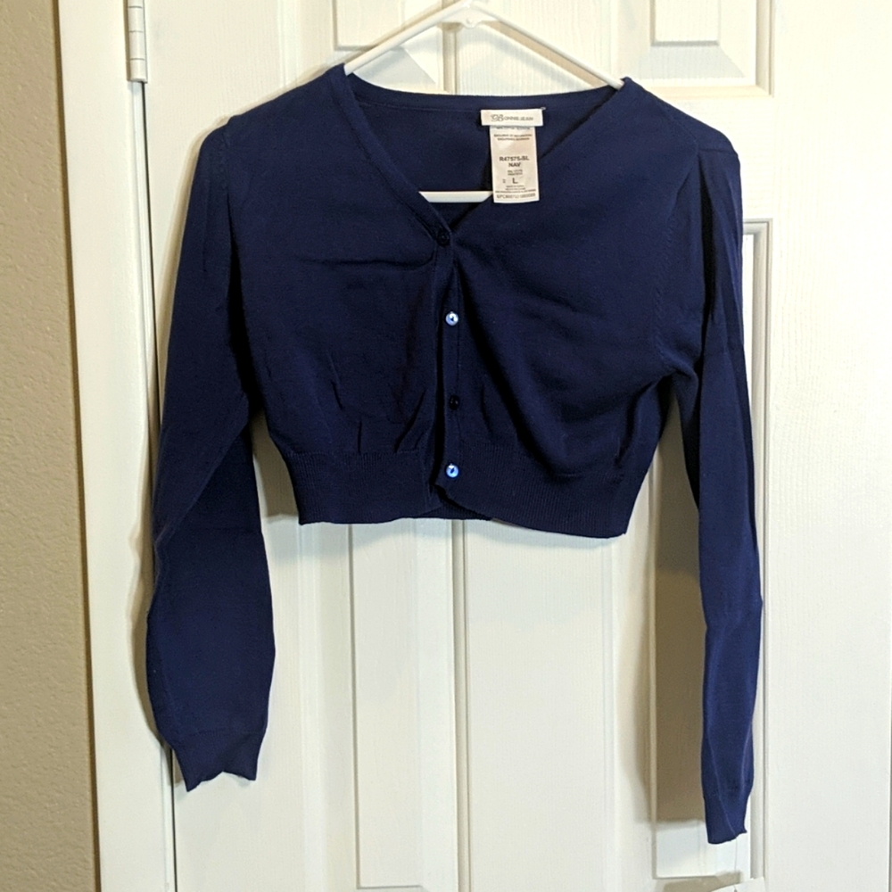 Bonnie Jean Navy Cardigan